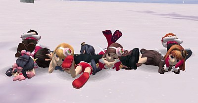 ...and everyone ends up in a dogpile lol